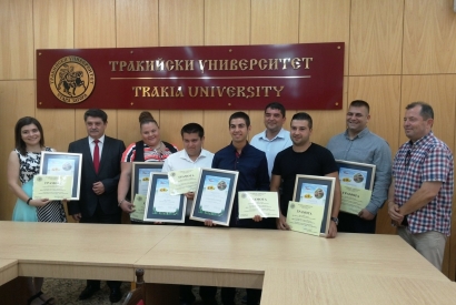 Шестима студенти на „Тракийския университет” получиха награди за участието си в конкурс - "Евро Ферт" АД Шестима студенти на „Тракийския университет” получиха награди за участието си в конкурс